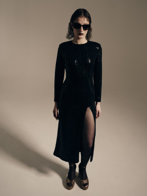 Dress midi "Black Brilliance" Dress midi "Black Brilliance"